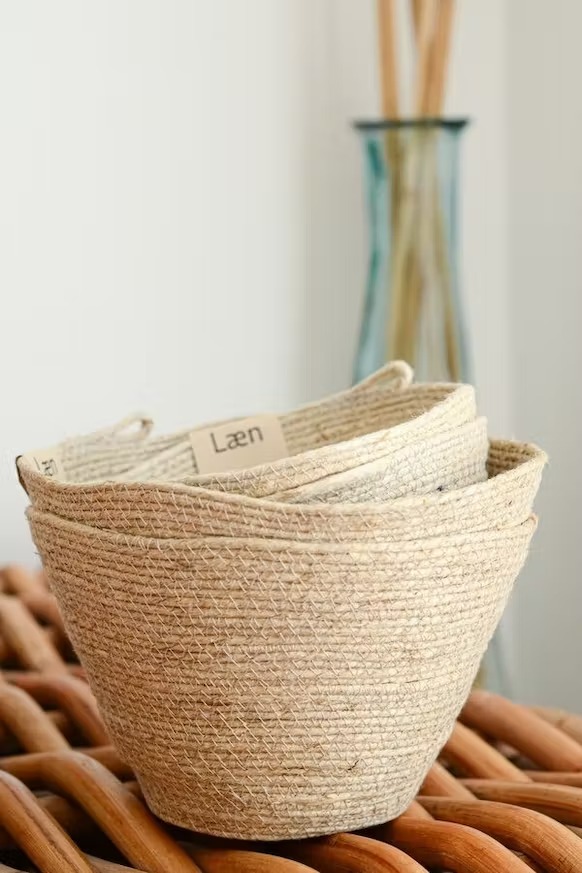 panier en chanvre