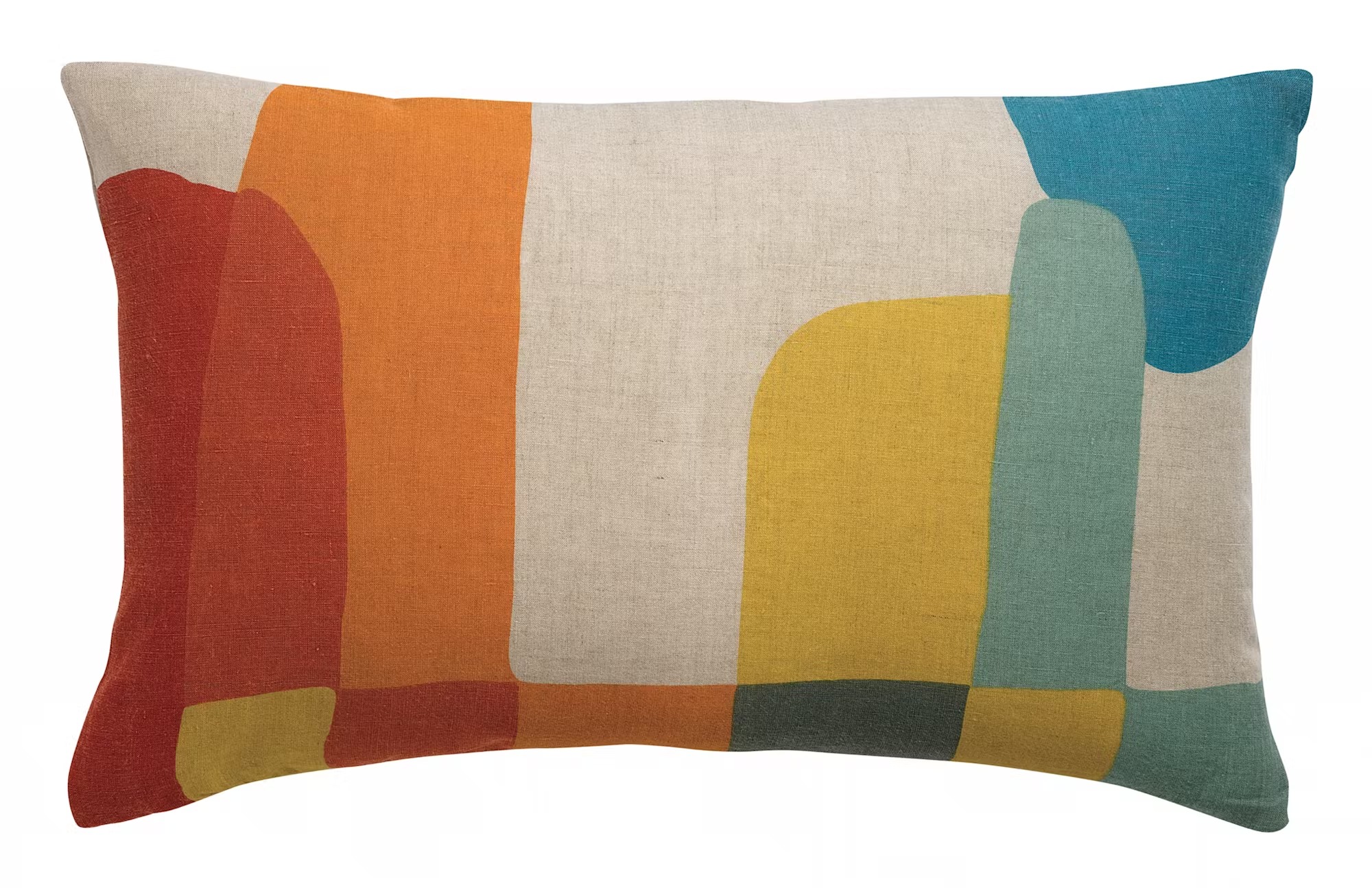 coussin multicolore