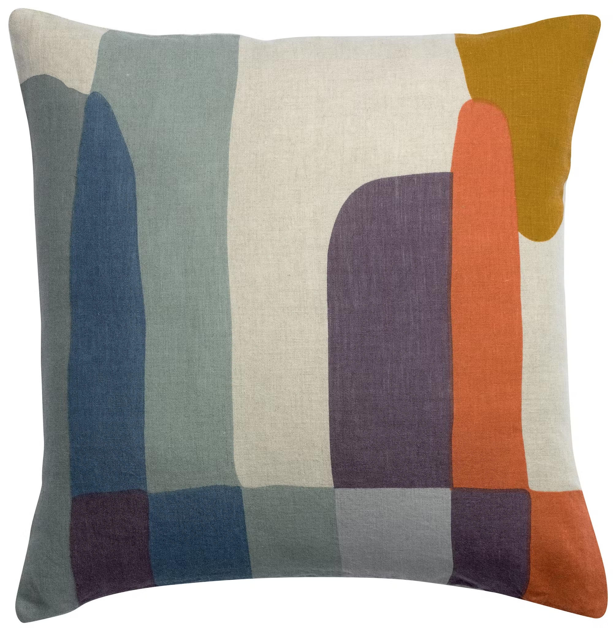 coussin multicolore carré